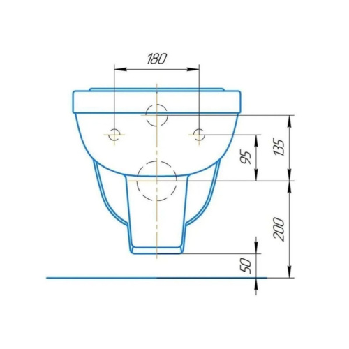 Комплект Инсталляция АНИ Пласт WCP4130A с механической кнопкой, белая WP1300 + Унитаз подвесной РИО Люкс 30745 дюропласт с микролифтом ROSA, Комплекты инсталляции с унитазом, ,