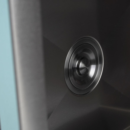 Мойка для кухни врезная Diadonna DS6050B серый графит из нержавеющей стали, 60*50 см без сифона