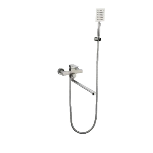 Смеситель для ванны Wasser Zimmer ZM-7722-16A (ZM-7722-16) с длинным изливом, сатин, SUS304