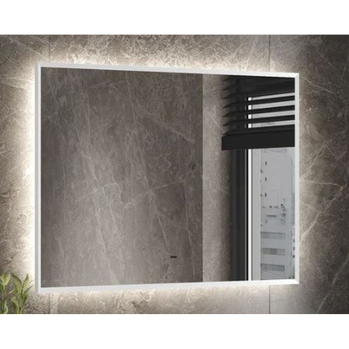 Зеркало Meridian White LED 800х600 с бесконтактным сенсором и холодной подсветкой ЗЛП4936