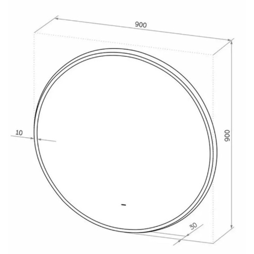 Зеркало D900 Ember LED ЗЛП4905 c бесконтактным сенсором
