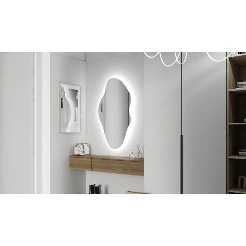 Зеркало Phantom LED 600х1100 с датчиком движения и холодной подсветкой (реверсивное) ЗЛП4819
