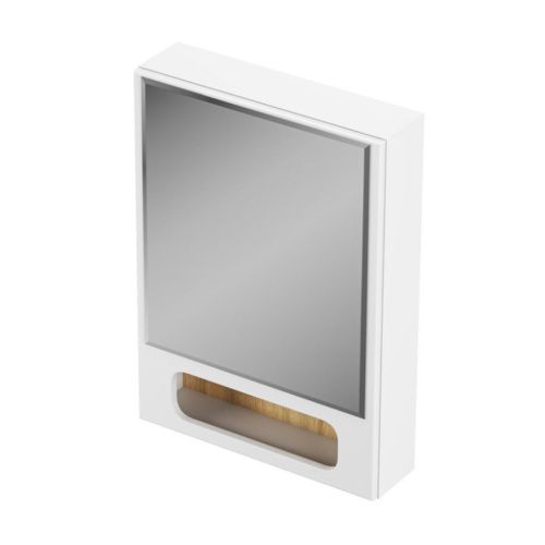 Шкаф зеркальный AGATA АШ50-431 Скай 50 дуб сонома