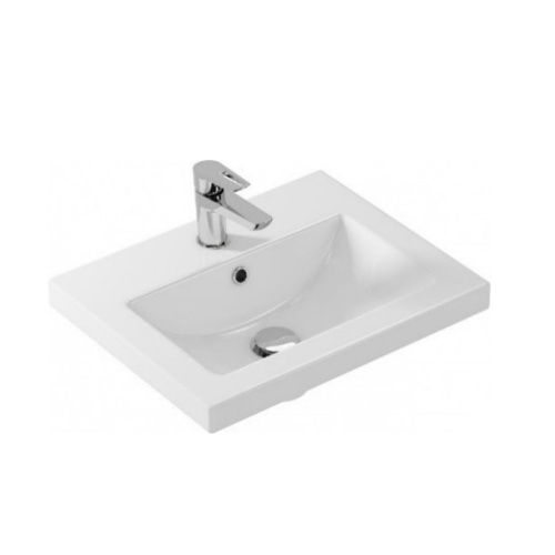 Тумба для ванны напольная AGATA Скай 50 АТ50-131, дуб сонома, с раковиной Como 50