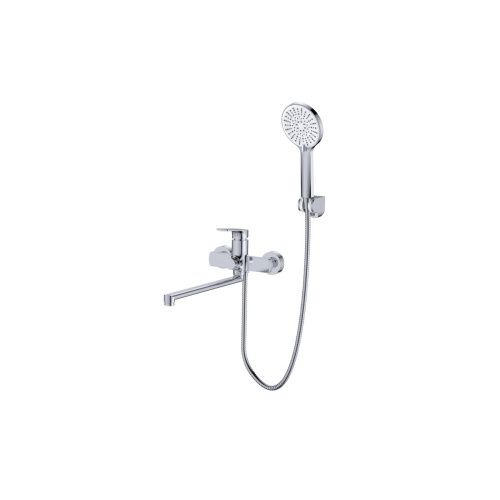 Смеситель для ванны GROSS AQUA Prado 7578828C-35F с длинным изливом 350 мм