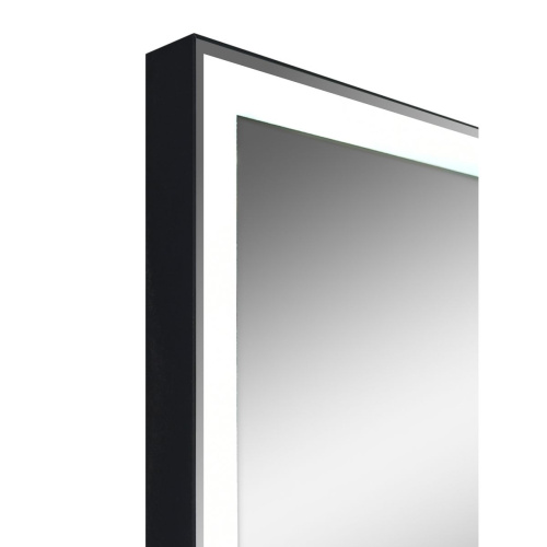 Зеркало Strong Black LED 700х1000 ЗЛП136 с сенсором, холодная подсветка