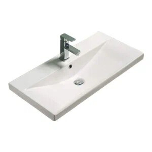 Тумба для ванны VOLNA Geometry 80.2Y tnGEOMETRY80.2Y-07, графит с раковиной Lake 80