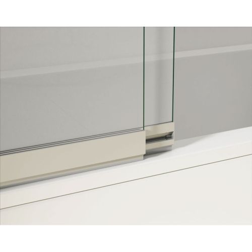 Шторка на ванну Vincea VSB-1E100CLB 1000*1450, черный, стекло прозрачное