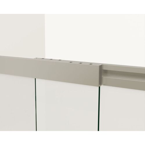 Шторка на ванну Vincea VSB-1E100CLB 1000*1450, черный, стекло прозрачное