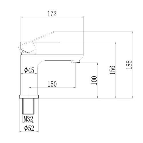 Смеситель для раковины Fmark FS8801 сатин (12)