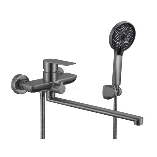Смеситель для ванны Fmark FS8824Q графит (6)