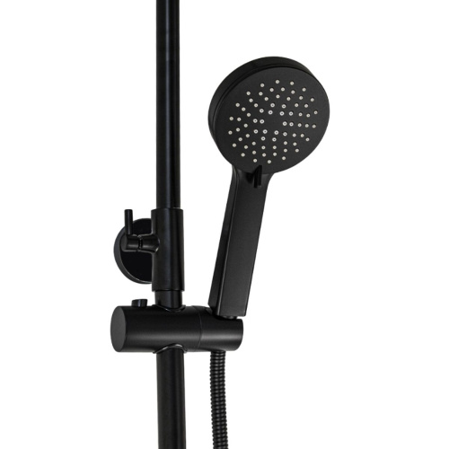 Душевая стойка без смесителя BRIMIX 30853 SUS 304, черный