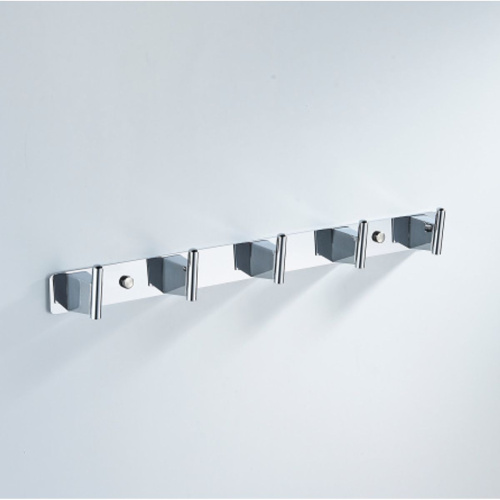 Планка с 5-ю крючками для ванной комнаты Shevanik SG5751 хром (30)