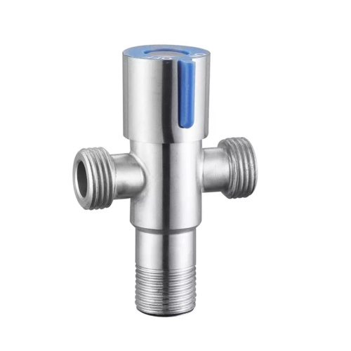 Вентиль трехпроходной для подключения лейки биде и бочка унитаза 1/2