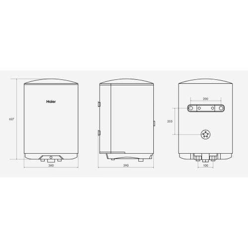 Водонагреватель электрический накопительный 50 л. Haier ES50V-C1