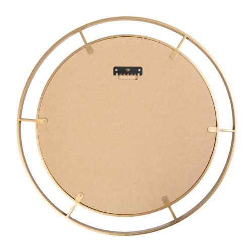 Зеркало интерьерное Мансарда 6005-Zm3, 600х600 мм, настенное, в круглом корпусе из металла с ободом d=60см, белое золото