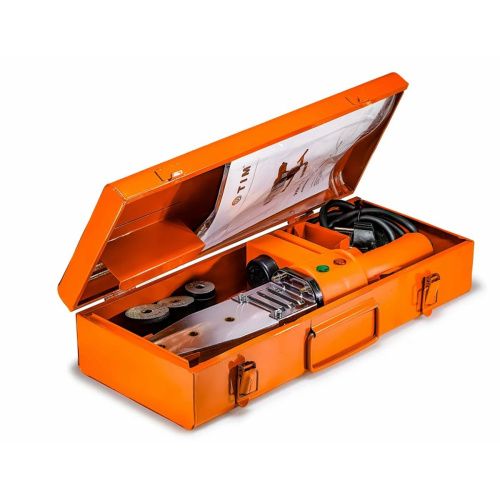 Паяльник для ППР труб и фитингов 800 Вт 20-32мм 3 насадки TIM WM-12 (мин.1/10)