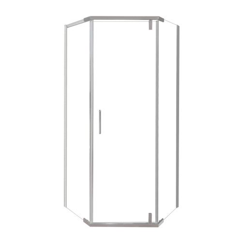 Душевой уголок OLIVE'S VIAR VR-90C5-SW-C (900*900*1950мм) 5-тиугольный, прозрачное стекло 6мм, хром