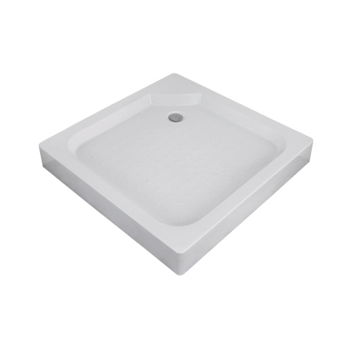 Поддон OLIVE'S P-10015S-WH (1000*1000*150мм) квадратный, с сифоном, белый