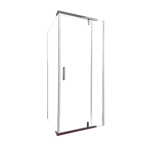 Душевой уголок OLIVE'S VIAR VR-90CS-SW-C (900*900*1950мм) квадратный, прозрачное стекло 6мм, хром