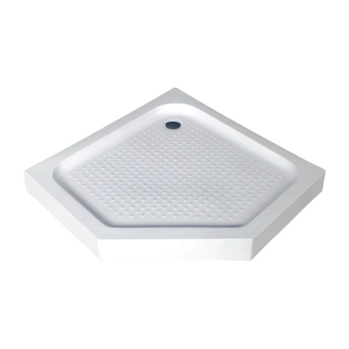 Поддон OLIVE'S P-90155-WH (900*900*150мм) 5-тиугольный, с сифоном, белый