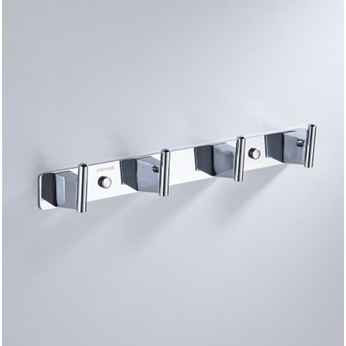 Планка с 4-мя крючками для ванной комнаты Shevanik SG5741 хром (30)