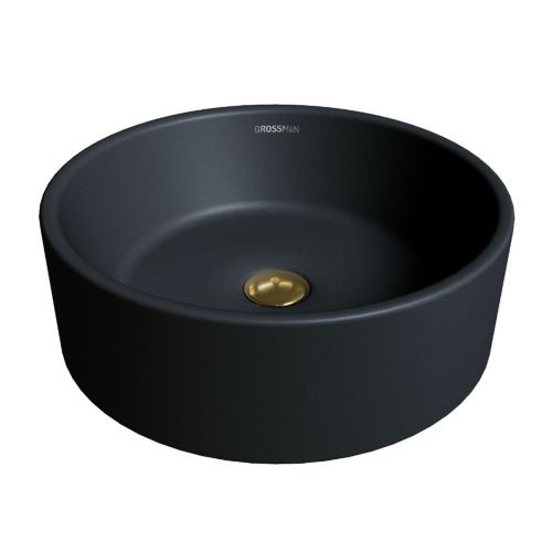 Раковина Grossman GR-3013BM, 410х410х150 мм, черная матовая