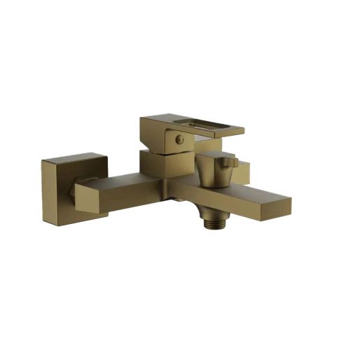 Смеситель для ванны BELZ B60658-5, короткий излив, золото (8)