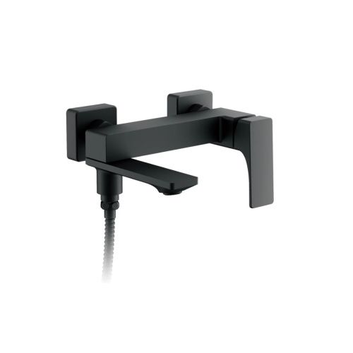 Смеситель для ванны BELZ B60709-7 короткий излив, черный (8)