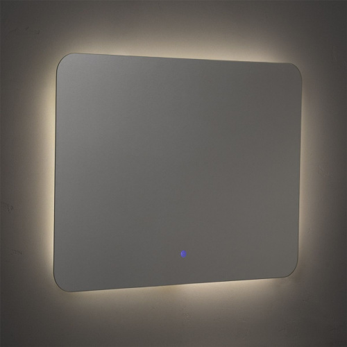 Зеркало AGATA LED 8060-Zm5, 800х600 мм, с сенсором, прямоугольное