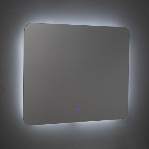 Зеркало AGATA LED 8060-Zm5, 800х600 мм, с сенсором, прямоугольное