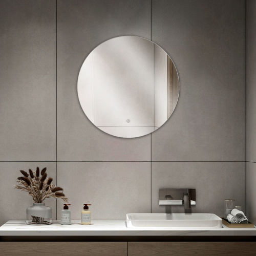 Зеркало AGATA LED 5059-Zm2, 500х500 мм, с сенсором, круглое