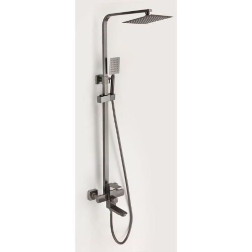 Душевая стойка Fmark FS8145Q со смесителем, лейкой и тропическим душем (1)