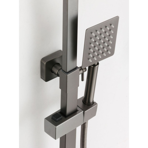 Душевая стойка Fmark FS8145Q со смесителем, лейкой и тропическим душем (1)