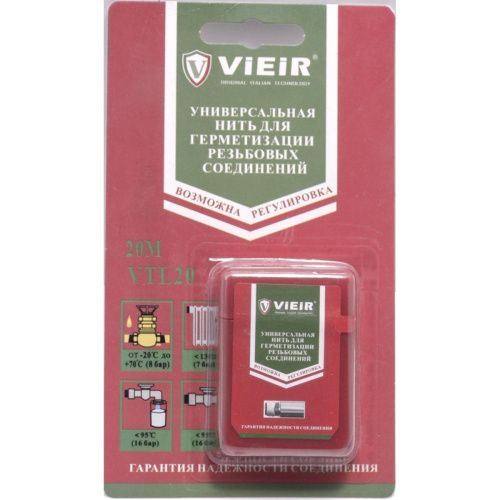 Нить для герметизации резьбовых соединений 20 метров VIEIR VTL20 (мин.30/300)