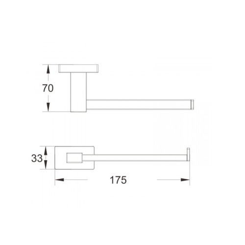 Держатель для туалетной бумаги Shevanik SG5615H черный (40)