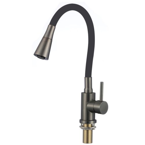 Смеситель для кухни Savol S-3002QM-01 графит (5)