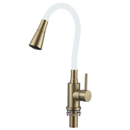 Смеситель для кухни Savol S-3002CM-02 матовое золото (5)