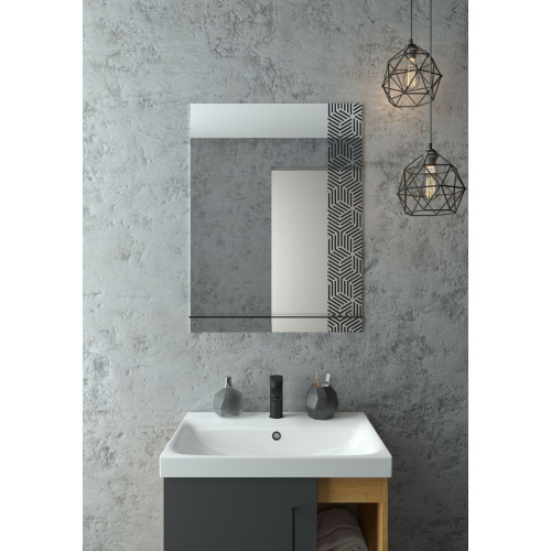 Зеркало Range настенное 500x700 89180036 с полкой