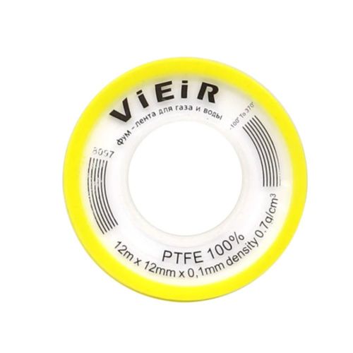 Лента Фум 12 мм х 0.1 мм х 12 м VIEIR VR8097 (мин.10/1000)