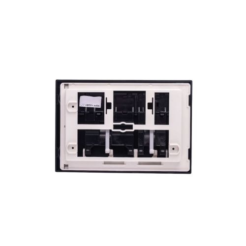 Клавиша для системы скрытой установки унитаза Ани Пласт WP1330 матовая черная