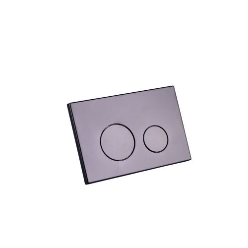 Клавиша для системы скрытой установки унитаза Ани Пласт WP1330 матовая черная