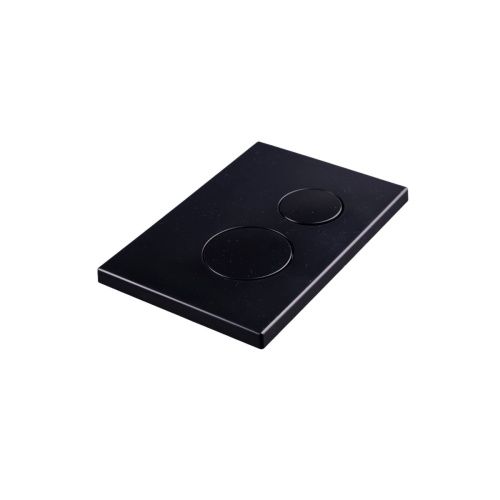 Клавиша для системы скрытой установки унитаза Ани Пласт WP1330 матовая черная