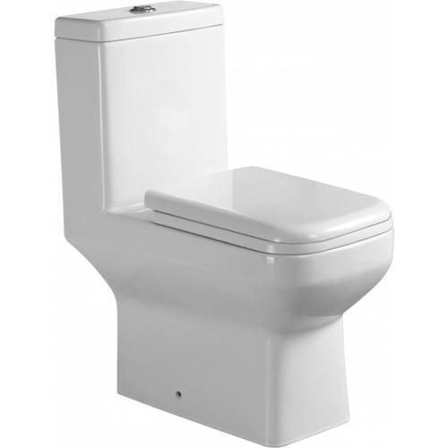 Унитаз моноблок напольный Knois KN6130000 горизонтальный выпуск, микролифт, 79,5х65,5х35см