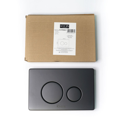 Кнопка механическая двойная Knois KN9900027 черная