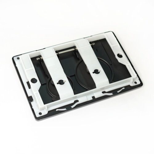 Кнопка механическая двойная Knois KN9900027 черная