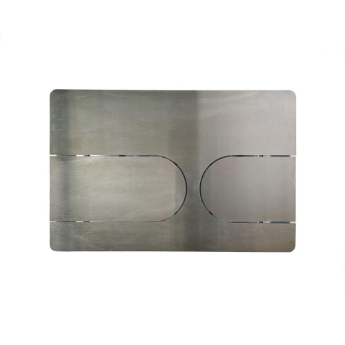 Кнопка механическая двойная Knois KN9900002 никель