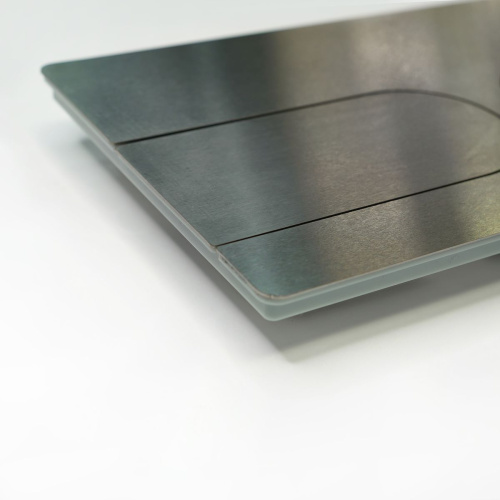 Кнопка механическая двойная Knois KN9900002 никель