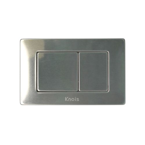 Кнопка механическая двойная Knois KN9900018 серебро