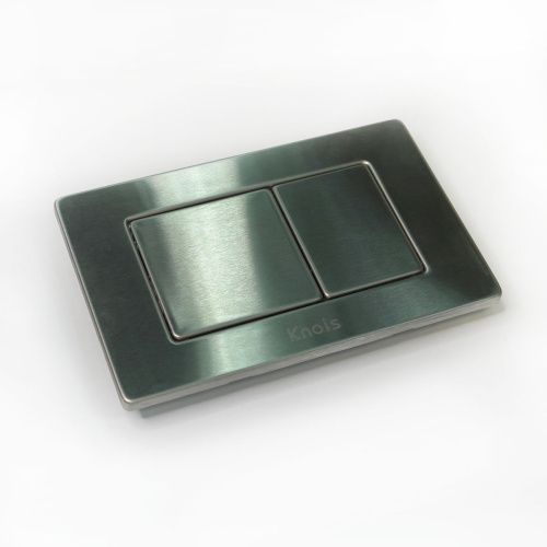 Кнопка механическая двойная Knois KN9900018 серебро